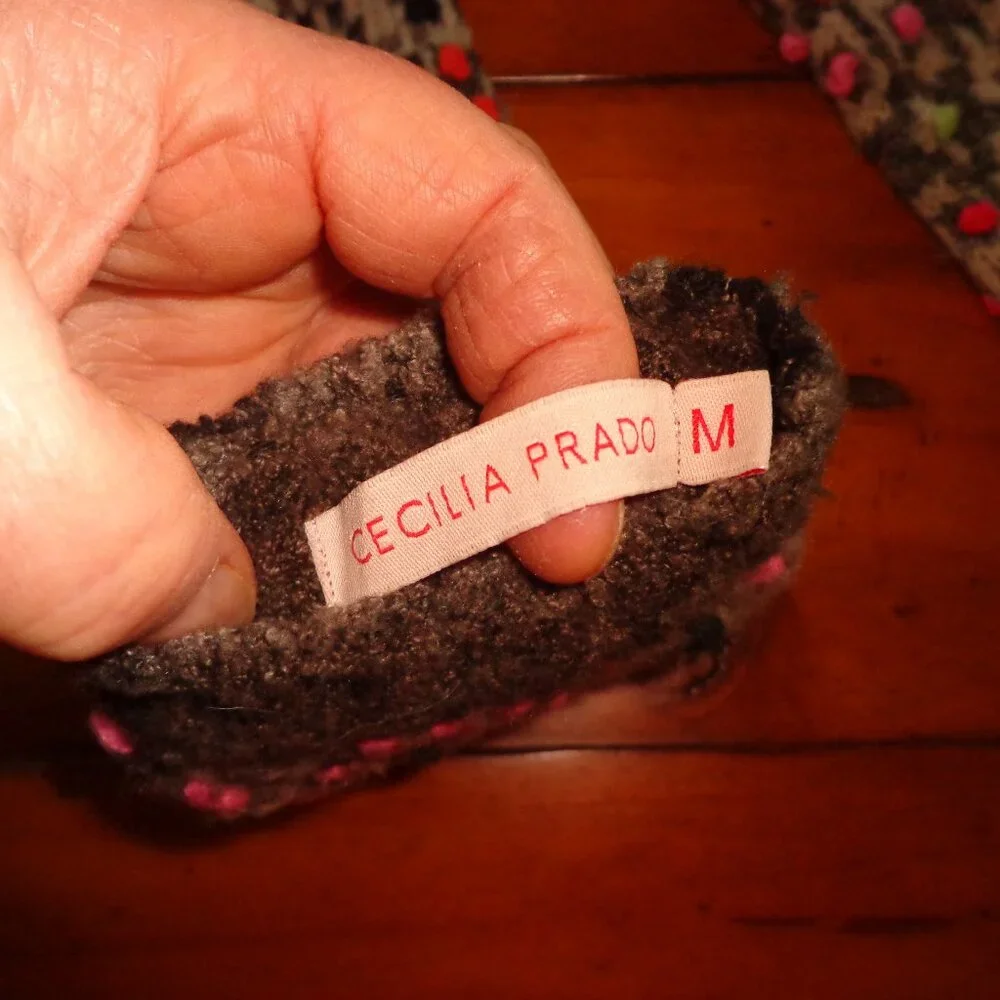 Anthropologie DYANI ARM WARMERS by Cecilia Prado Grey Multi Knit O/S